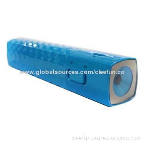 Portable power stick with rechargeable Lithium-ion battery